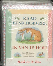 Omslag van Boek in de bus raad eens hoeveel ik van je hou 10 ex