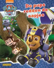 Omslag van De Pups redden de aapjes