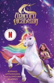Omslag van Sophia's uitnodiging voor de Unicorn Academy