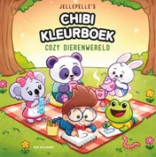 Omslag van Jellepelle's Chibi kleurboek
