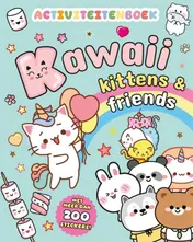 Omslag van Kawaii kittens & friends activiteitenboek
