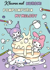Omslag van Kleuren met Kuromi, Pompompurin, My Melody