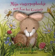 Omslag van Mijn vingerpopboekje met Kas het Konijntje