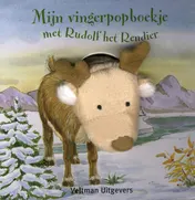 Omslag van Mijn vingerpopboekje met Rudolf het rendier