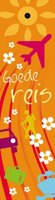 Omslag van Boekenwenskaart goede reis (set van 12 stuks)