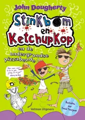 Omslag van Stinkbom en ketchupkop en de ondergrondse pizzabende
