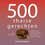 Omslag van 500 thaise gerechten