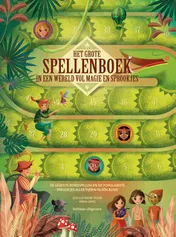 Omslag van Het grote spellenboek in een wereld vol magie en sprookjes