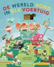 Omslag van De wereld rond in elk voertuig