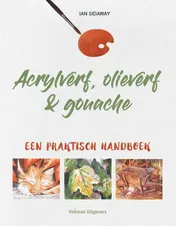 Omslag van Acrylverf, olieverf & gouache