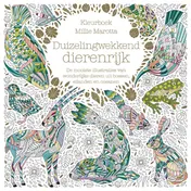 Omslag van Kleurboek Millie Marotta - Duizelingwekkend dierenrijk
