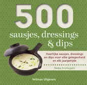 Omslag van 500 sausjes, dressings & dips