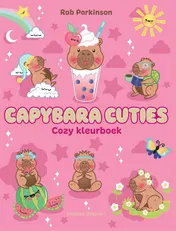 Omslag van Capybara Cuties - Cozy Kleurboek