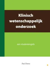 Omslag van Klinisch wetenschappelijk onderzoek