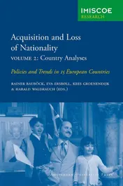 Omslag van Acquisition and Loss of Nationality|Volume 2: Country Analyses