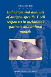 Omslag van Induction and analysis of antigen-specific T cell responses in melonoma patients and animal models