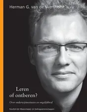 Omslag van Leren of ontberen?