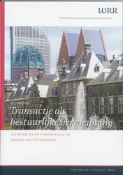 Omslag van Transactie als bestuurlijke vernieuwing
