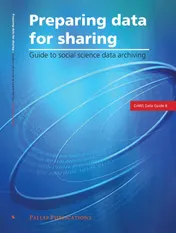 Omslag van Preparing Data for Sharing