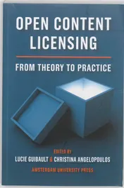 Omslag van Open content licensing