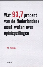 Omslag van Wat 93.7 procent van de Nederlanders moet weten over opiniepeilingen