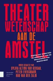 Omslag van Theaterwetenschap aan de Amstel