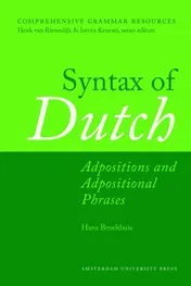 Omslag van Adpositions and adpositional phrases