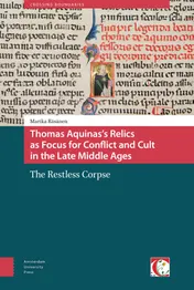 Omslag van Thomas Aquinas's relics as focus for conflict and cult in the Late Middle Ages