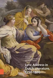 Omslag van Lyric Address in Dutch Literature, 1250-1800