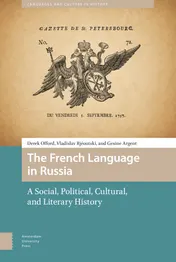 Omslag van The French Language in Russia