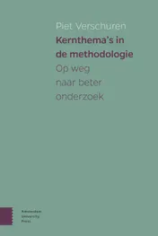 Omslag van Kernthema's in de methodologie