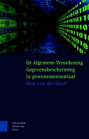 Omslag van De Algemene Verordening Gegevensbescherming in gewone mensentaal