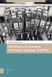 Omslag van The History of Grammar in Foreign Language Teaching