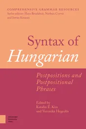 Omslag van Syntax of Hungarian
