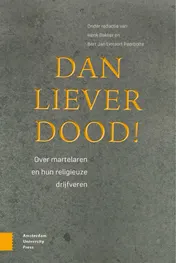 Omslag van Dan liever dood!
