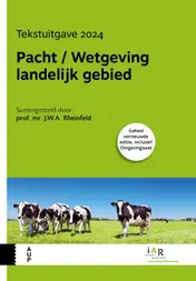 Omslag van Pacht / Wetgeving landelijk gebied