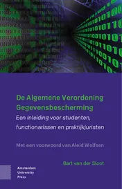 Omslag van De Algemene Verordening Gegevensbescherming
