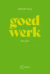 Omslag van Goed werk