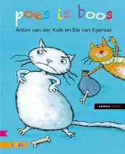 Omslag van poes is boos
