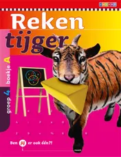 Omslag van TH REKENTIJGER 4A WERKBOEK