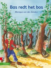 Omslag van Bas redt het bos