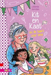 Omslag van Kit en Kaat en de taart voor oma