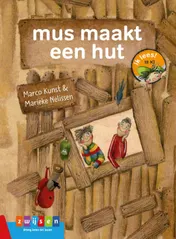 Omslag van mus maakt een hut