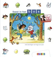 Omslag van feest in het bos