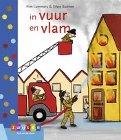 Omslag van in vuur en vlam