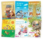 Omslag van Pakket Toppers Hee, ik lees (6 titels)