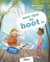 Omslag van met opa de boot in