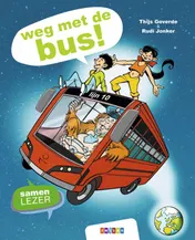 Omslag van weg met de bus!