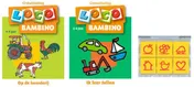 Omslag van Loco Bambino op de boerderij (doos + 2 boekjes)