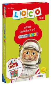 Omslag van Loco mini veilig leren lezen pakket lezen kern 1-6